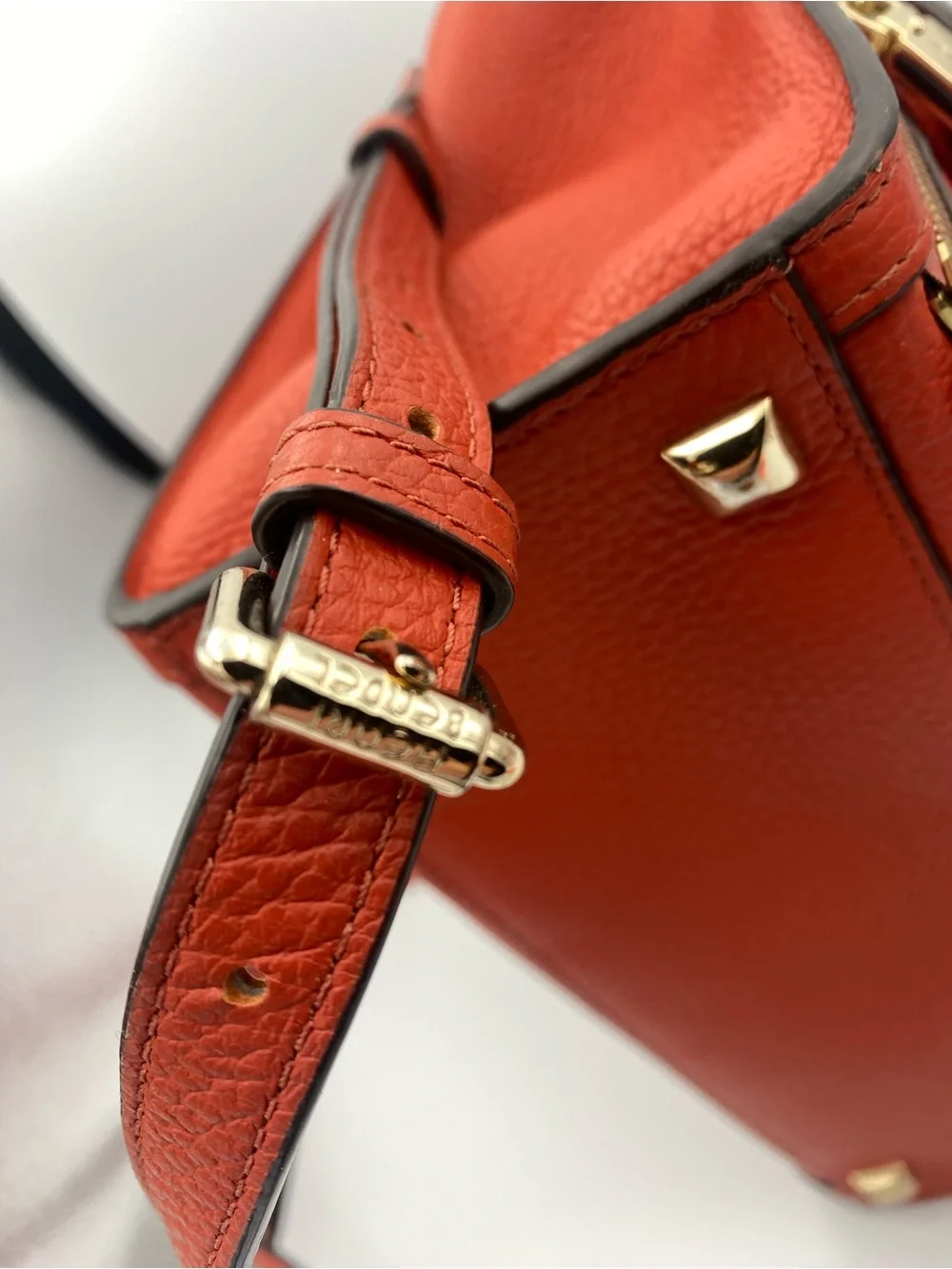 henri bendel structured leather